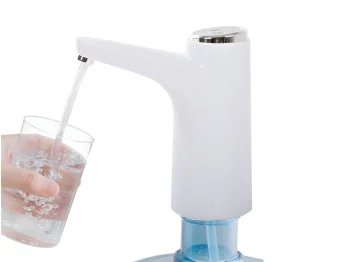 Automatinis elektrinis vandens siurblys 18,9L buteliams, baltas